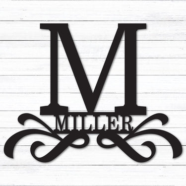 Personalized Family Name Metal Sign | Outdoor Custom Sign Classy Wedding Gift
